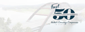 2018 Fast 50 Winner, roofing austin, tx