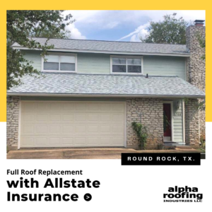 New roof in Round Rock, TX by Alpha Roofing
